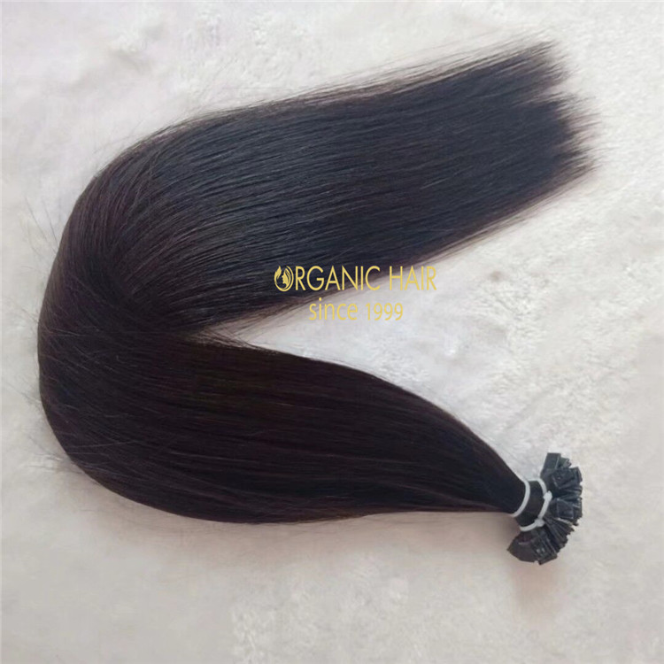 #1B flat tip-100% remy human hair with direct factory price A145